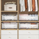 Telescopic Kitchen Drawer Organizer, Adjustable Slide-Out Storage Rack (33-49cm)