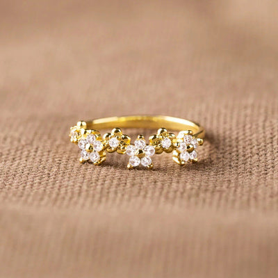Golden Sweet And Personalized Ring For Women