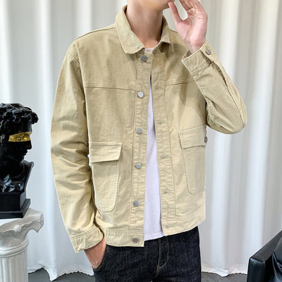 Handsome Young Man's Corduroy Jacket