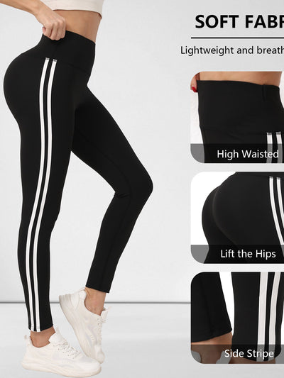 Leggings modeladoras de cintura subida, corrida e fitness