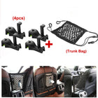 4pcs black and 1trunk bag