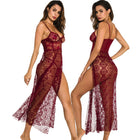Wine Red With Thong