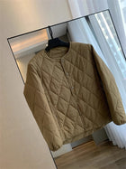 Khaki Round Collar