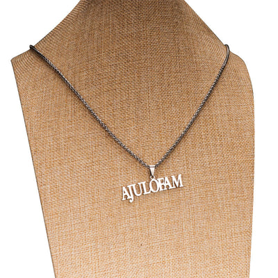 Customized Cuban Chain Name Letters Pendant Letter