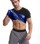 PU Blue Men's Short Sleeve