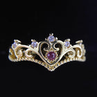 Rose Red Crown Ring