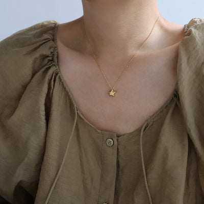 Lucky Star Simple Five-pointed Star Necklace