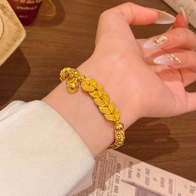 Chinese-style Money-wrapped Gourd Bracelet