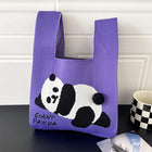 Panda Purple Oversized