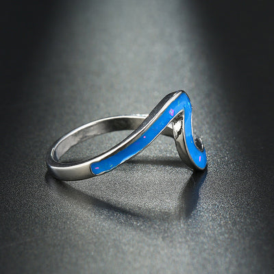 European And American Simple Geometric Women's Ring