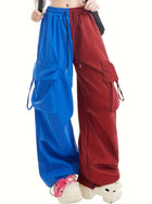 Azul e vermelho