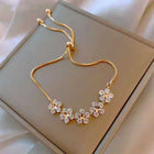 Flower Bracelet Gold