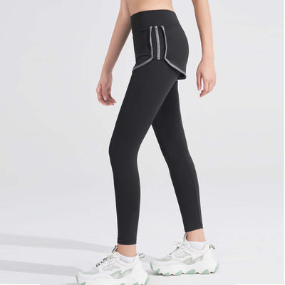 Leggings compridas de cintura subida, tamanhos grandes