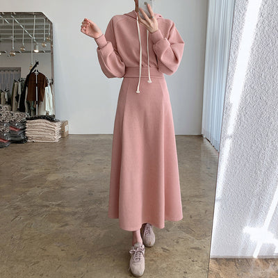 Women Small Western Style Hoodie Half Length Skirt