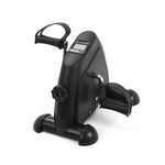 Space Saving Home Cycling Bike with LCD Monitor, Adjustable Resistance, Arm & Leg Workouts, Black/Silver