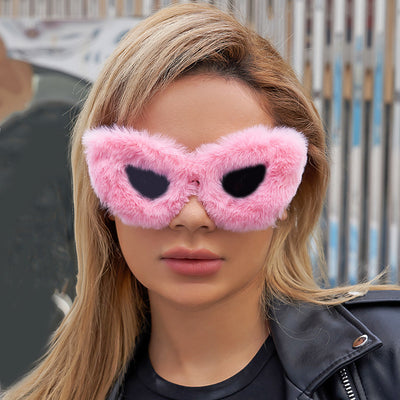 Cat-Eye Sunglasses, Thick Frame