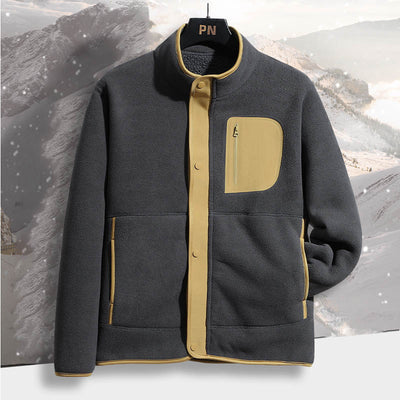 Casaco polar liso unissexo