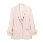 8139 Pink Wool Suit