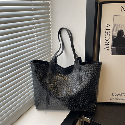 Mala de ombro de axila retro versátil, mala tote de estilo coreano