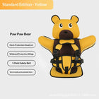 Yellow lying bear